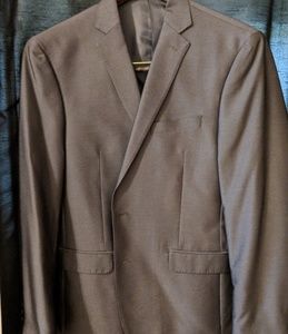 Calvin Klein 44R Charcoal Gray Blazer